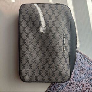 Michael Kors Monogram Black and Gray crossbody purse